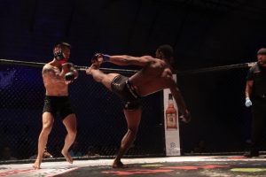 MMA kick in CageZilla