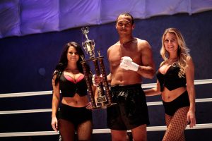 tcb champ with ring girls from wylde style productions