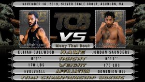 Elijah Callwood Vs Jordan Saunders- tcbfights.com
