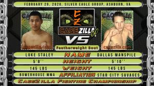 Luke Staley Vs Dallas Manspile- cagezilla.com